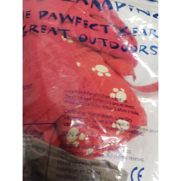 NEW BUILD A BEAR HIKING CAMPING OUTFIT hoodie khaki pants sleeping bag - Picture 3 of 4